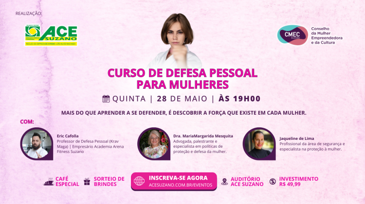 Evento: CMEC - Curso de Defesa Pessoal para Mulheres