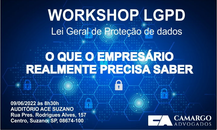 Notícia: ACE Suzano sedia workshop sobre Lei Geral de Proteção de Dados