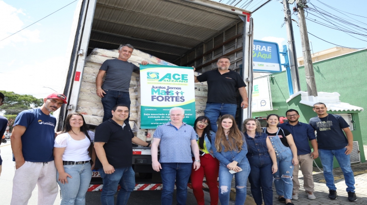 Notícia: ACE Suzano realiza doação de mais de 3 toneladas de itens às vítimas da chuvas